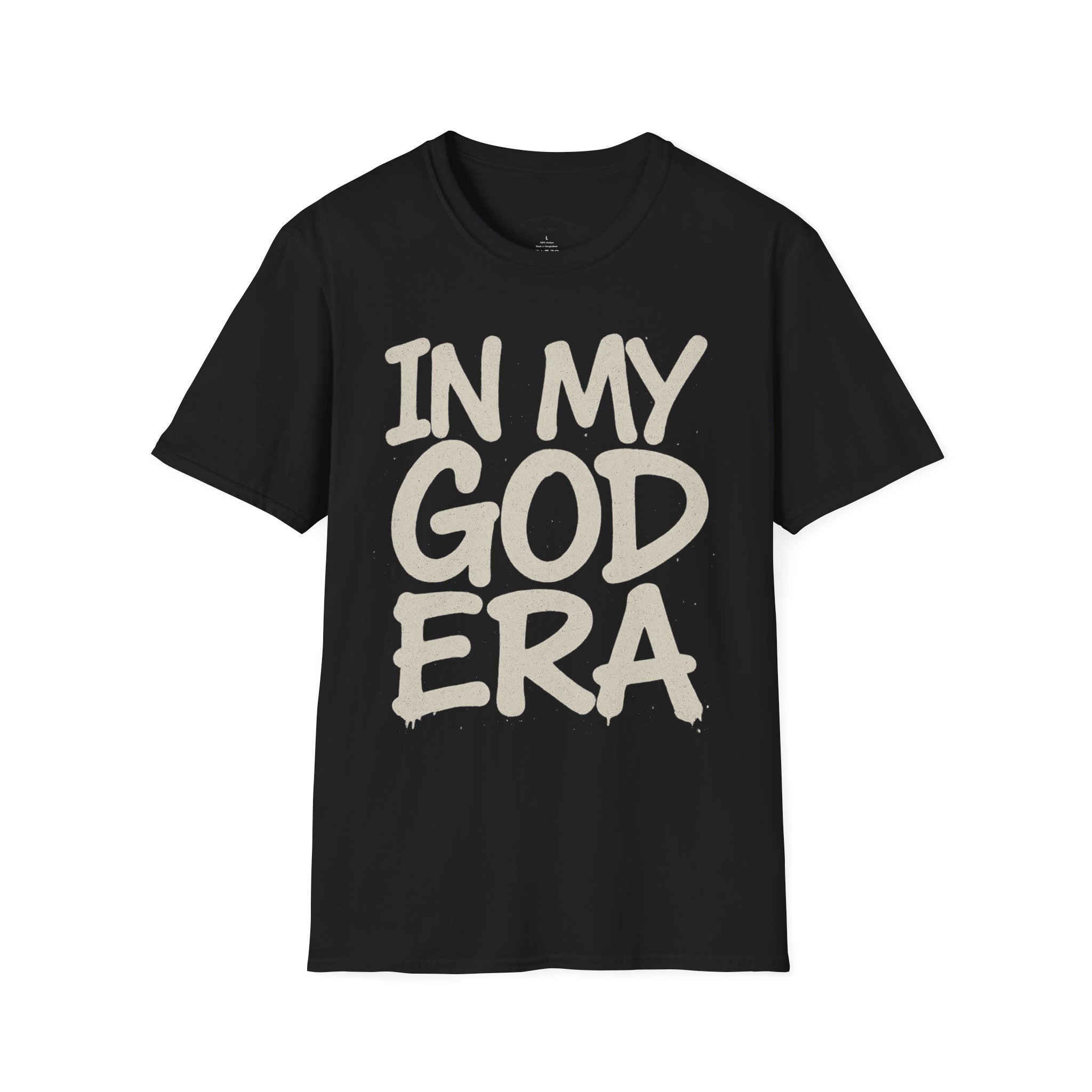 In My God Era Graphic Tee for Everyday Wear, Celebration Apparel - Unisex Softstyle T-Shirt
