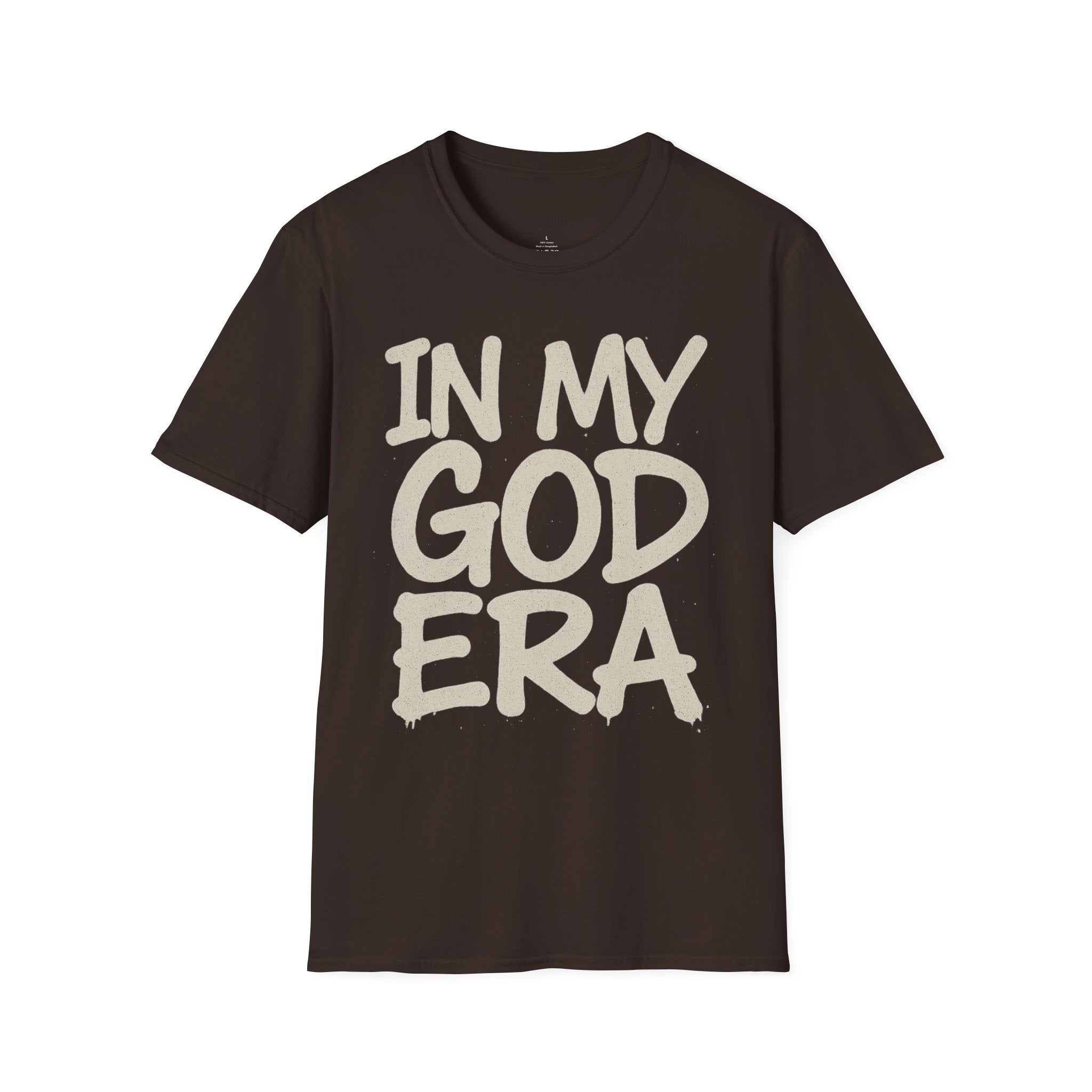 In My God Era Graphic Tee for Everyday Wear, Celebration Apparel - Unisex Softstyle T-Shirt