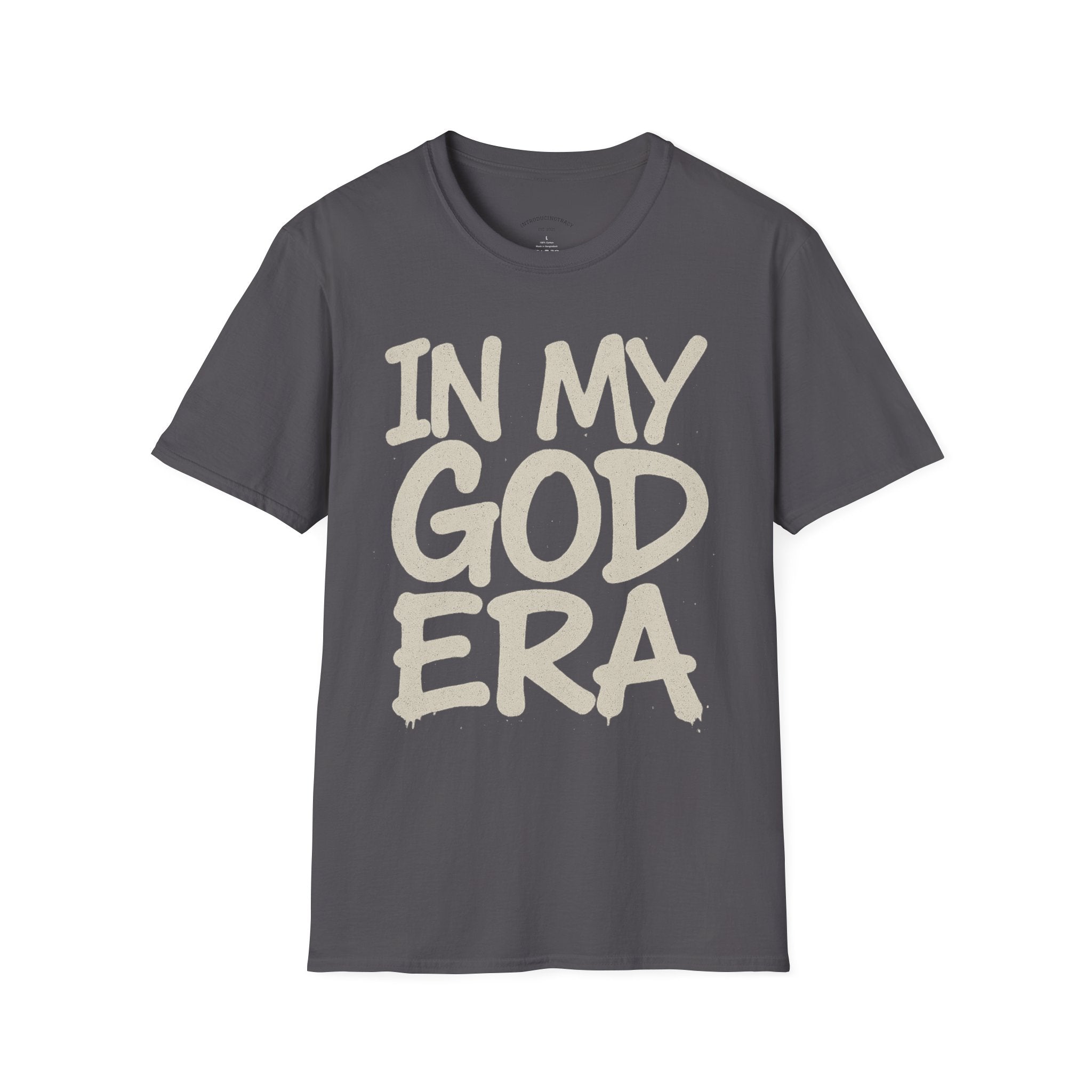 In My God Era Graphic Tee for Everyday Wear, Celebration Apparel - Unisex Softstyle T-Shirt