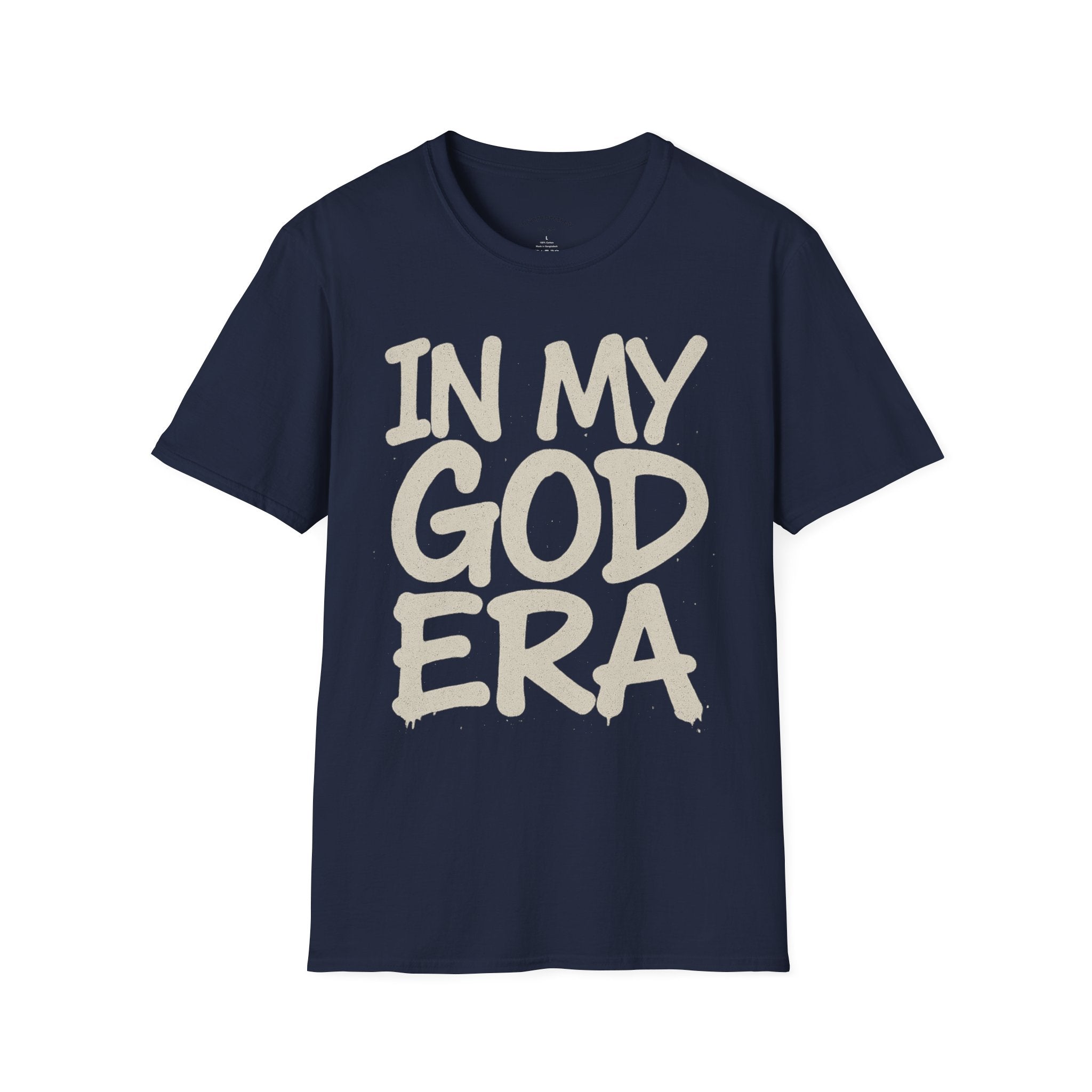 In My God Era Graphic Tee for Everyday Wear, Celebration Apparel - Unisex Softstyle T-Shirt