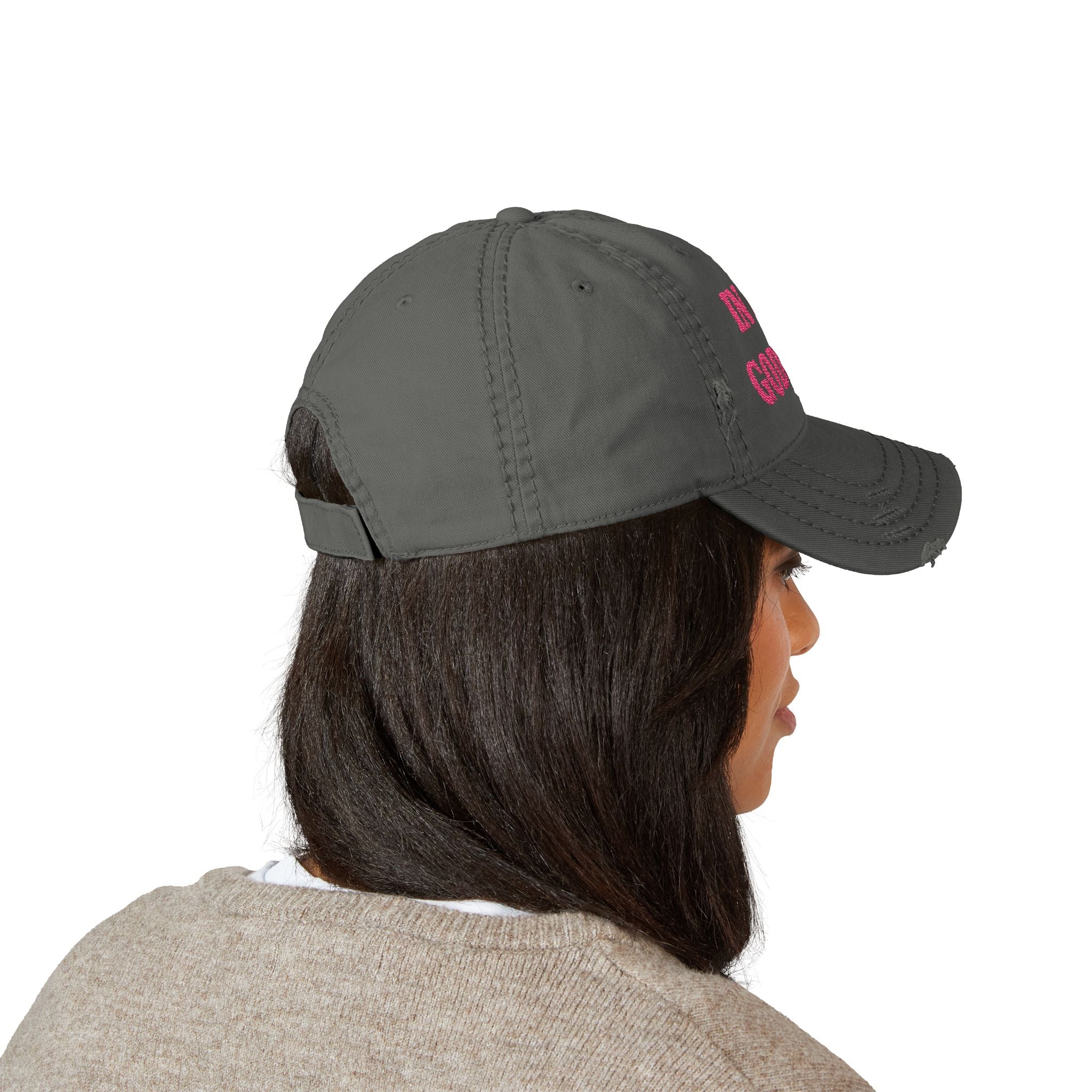 My God Era Edition - Distressed Flamingo Embroidered Cap